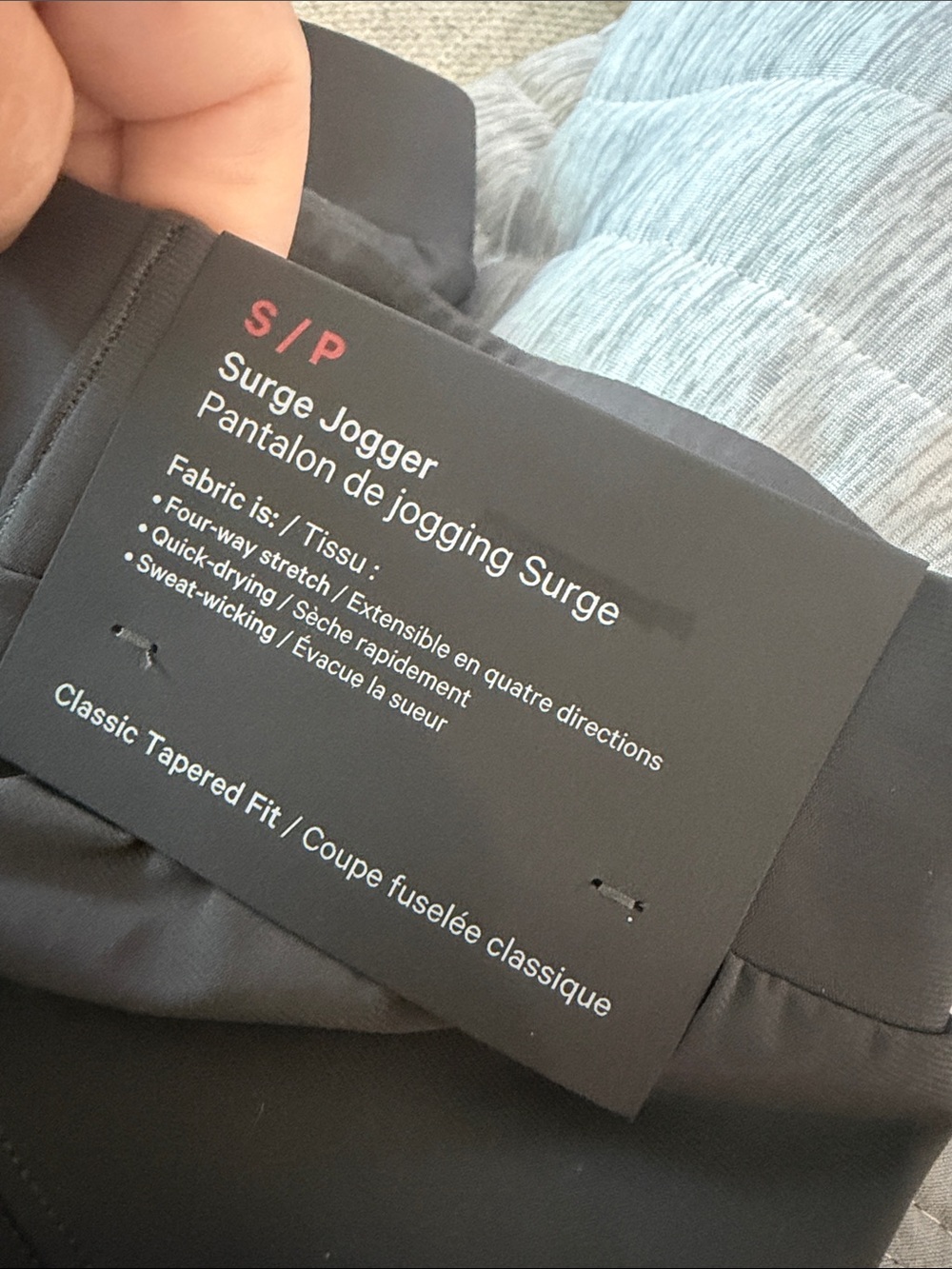 Lululemon Surge Jogger 29" length classic Tapered Fit in color Graphite Grey - Picture 9 of 10